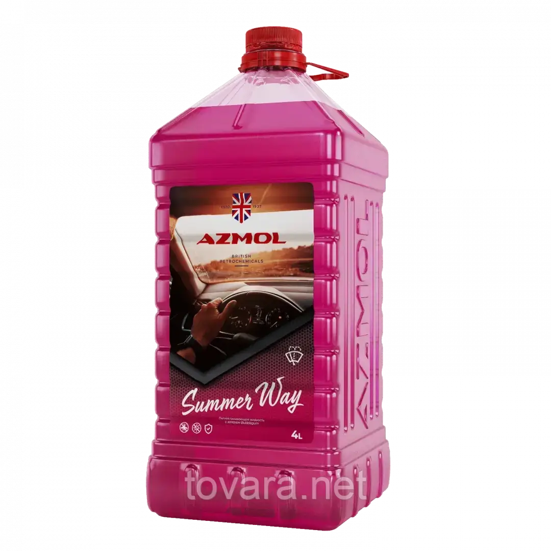 Рідина склоомивна Азмол Summer Way Червона 4L No AT22010646
