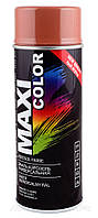 Акрилова фарба Maxi Color RAL8024 бежево-коричневий 400 мл.