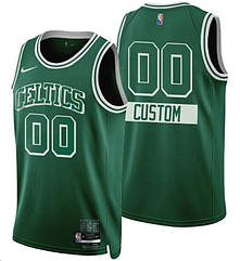 Індивідуальна зелена чоловіча майка команда Бостон Селтикс Boston Celtics