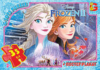 Пазлы серии "Frozen" (Ледяное сердце) 35 эл. в кор. 19х13х3см GToys (FR020)