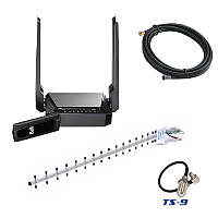 Комплект інтернету за містом 3G "Mangust Посилений" роутер з антеною 21Дб і кабелем