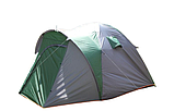 Намет 4-місний з тамбуром 2 входи для кемпінгу туристичний, фото 2