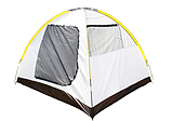 Намет 4-місний з тамбуром 2 входи для кемпінгу туристичний, фото 8