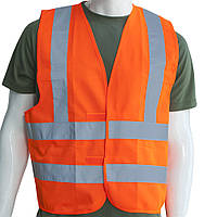 Жилет сигнальний XL жовтий SH-023 SAPFIRE (401066) Помаранчевий, 4823101401059
