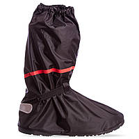 Мотобахилы дождевые Zelart 601 размер L/30 см Black