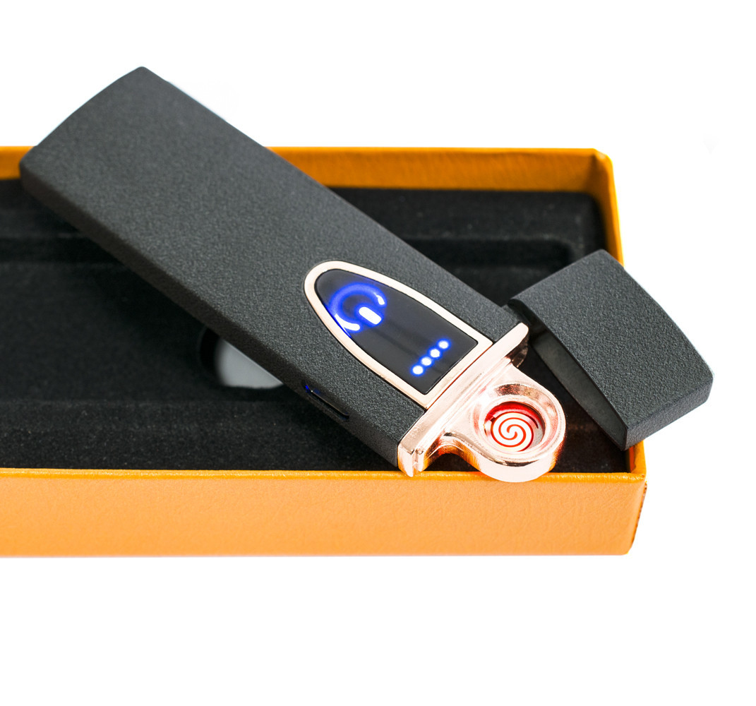 Запальничка електронна спіральна USB (ZGP 7) акумуляторна електрозапальничка (запальничка) від ЮСБ