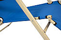 Шезлонг лежак Bonro 180см синій, фото 7