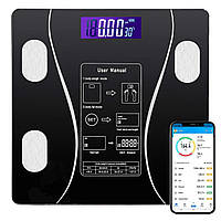 Умные весы напольные SmartLife Bluetooth, смарт весы электронные с приложением | розумні ваги напольні (TI)
