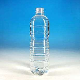 ПЕТ Пляшка прозора 1 л. Ø 28 мм.