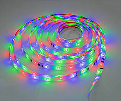 Диодная Led RGB лента 3528 біла на 4.5 метра, світлодіодна стрічка з пультом | светодиодная лента