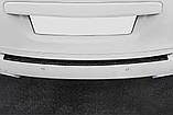 Захисна накладка на задній бампер для Porsche Cayenne 2010-2014 /чорн.карбон/, фото 9