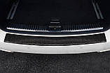 Захисна накладка на задній бампер для Porsche Cayenne 2010-2014 /чорн.карбон/, фото 5