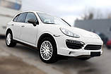 Захисна накладка на задній бампер для Porsche Cayenne 2010-2014 /чорн.карбон/, фото 11