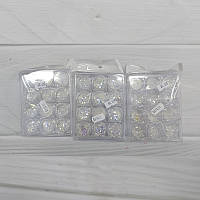 Набори декору для нігтів (паєтки з ефектом колірного сяйва, 12 шт./пач.)