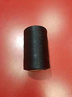 Воскованая плоская нитка TYTAN 0,8мм. черная, для работы с кожей т. д.