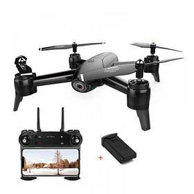 Квадрокоптер з 4K і HD камерою ZLRC SG106 Black Дрон 5G Wi-Fi, FPV, GPS, БК мотори, 100 м. до 22 хв.