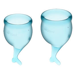 Набір менструальних чаш Satisfyer Feel Secure Light Blue AIW Or1505