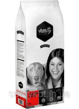 AMITY Chicken&Rice Аміті корм для всіх порід собак з куркою, 15 кг., фото 1