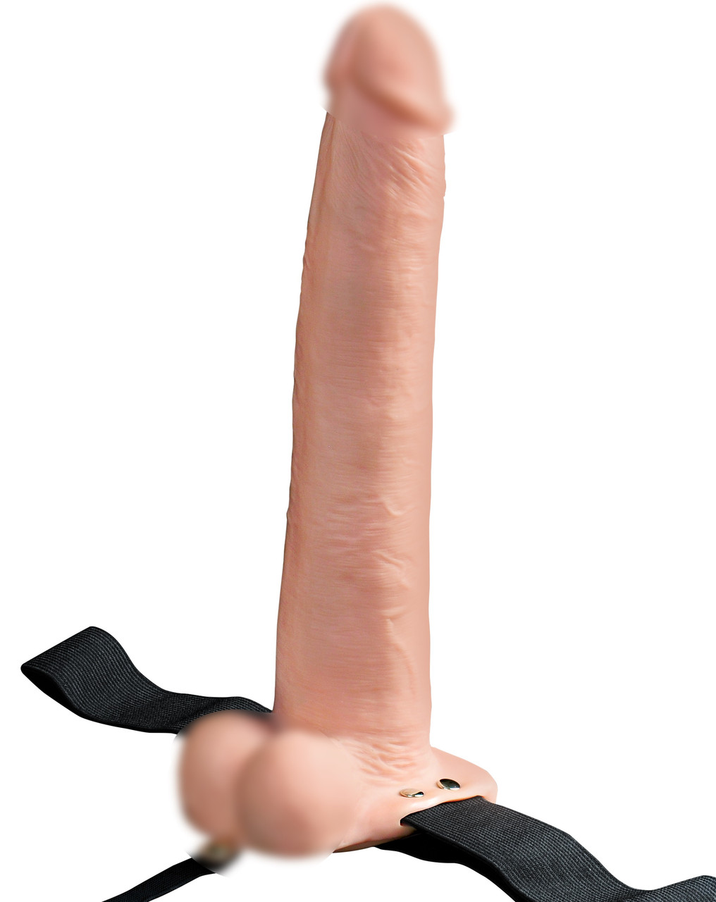 Реалістичний порожнистий страпон із вібрацією Pipedream Fetish Fantasy 11" Hollow Rechargeable Strap-on with Balls AIW Or1718, фото 1