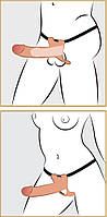 Порожний страпон фалолоротез Orion Realistixxx Real Strap-on Sleeve AIW Or1722, фото 3