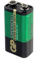 Батарейка Крона 6F22 1604G-S1 солевая (зеленая трэй)