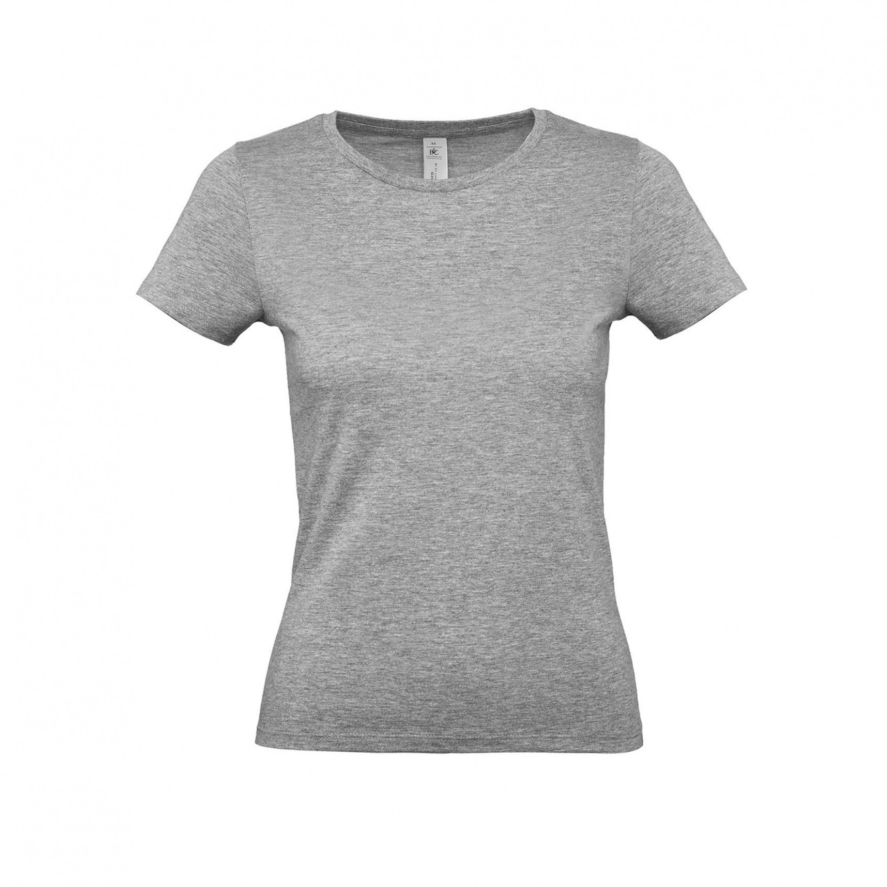Жіноча футболка сірий меланж B&C #E150