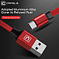 Кабель швидкої зарядки Cafele 2A USB-Type C Red (SB3-25-04), фото 3