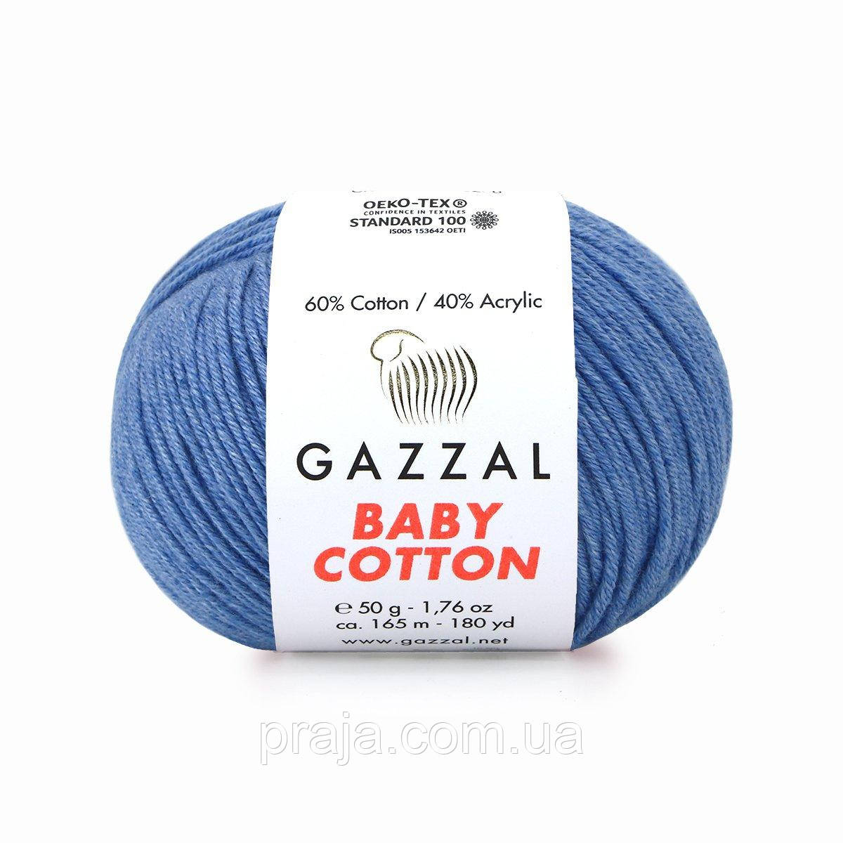Gazzal Baby cotton — 3431 джинсовий