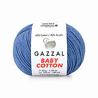 Gazzal Baby cotton - 3431 джинсовый
