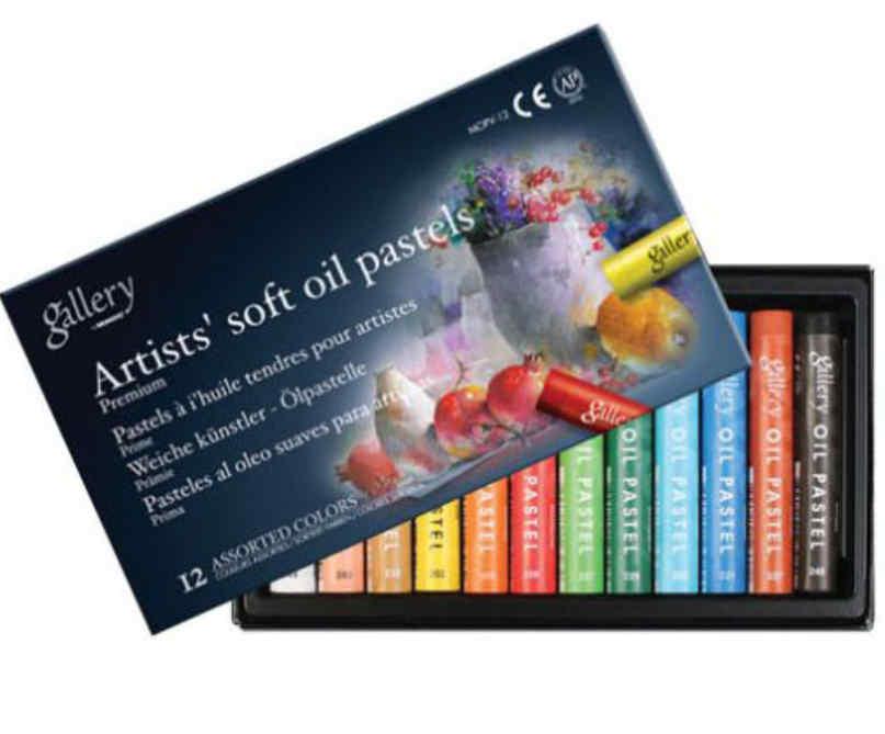 Пастель олійна Mungyo м'яка професійна 12 кольорів