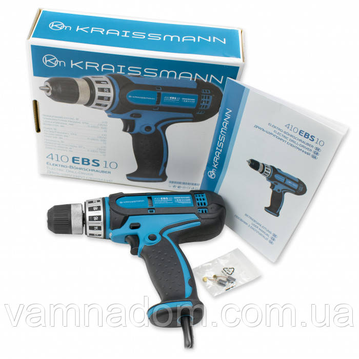 Мережевий шурупокрут KRAISSMANN 410 EBS 10