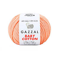 Gazzal Baby cotton - 3412 персиковый