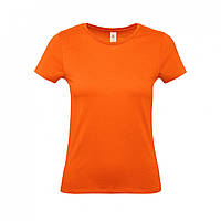 Женская футболка оранжевая B&C #E150