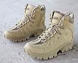 Берці ККК тактичні військові армійські трекінгові черевики на блискавці та шнурках, фото 3