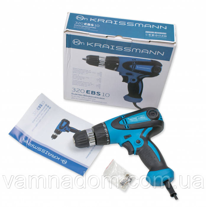 Мережевий шурупокрут KRAISSMANN 320 EBS 10