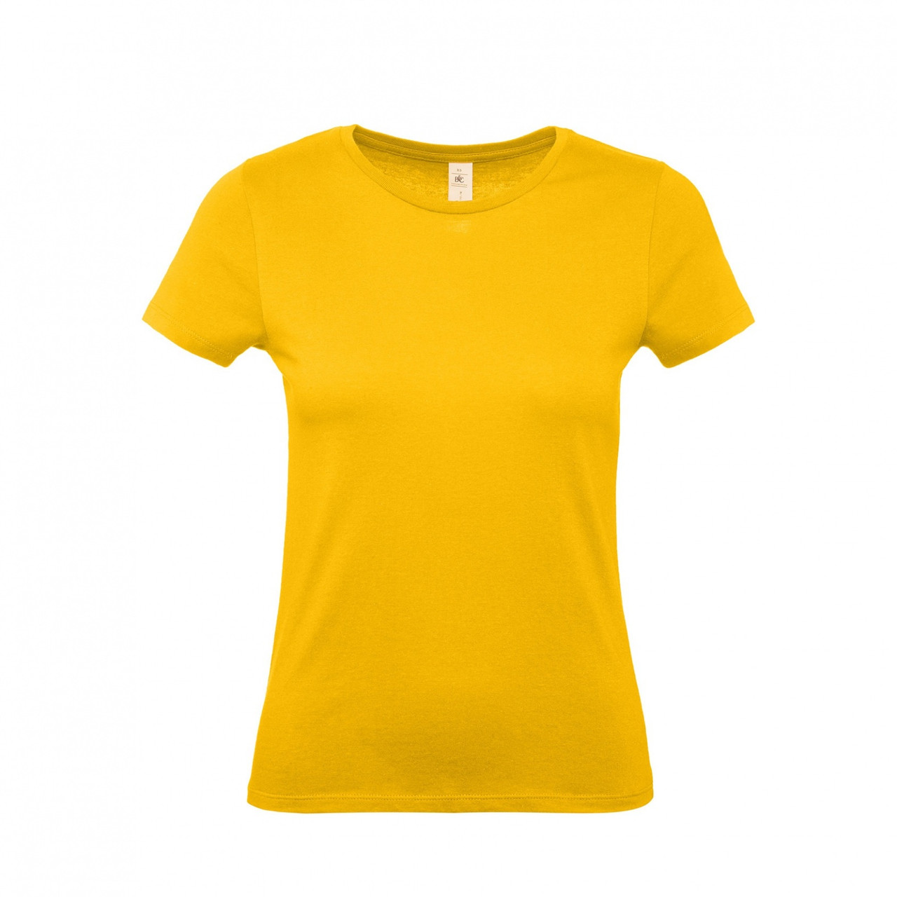Жіноча футболка жовта B&C #E150
