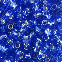 Бісер Peciosa Для біжутерії блискучий 6034 / 37030 розмір 6 Синій Упаковка 5 грам