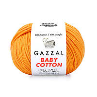 Gazzal Baby cotton - 3416 темно желтый