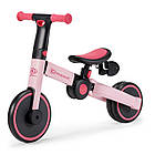 Триколісний велосипед біговел 3в1 KiderKraft 4TRIKE Candy Pink, фото 3