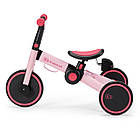 Триколісний велосипед беговел 3в1 KiderKraft 4TRIKE Candy Pink, для дівчаток, з регульованим сидінням, фото 4