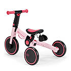 Триколісний велосипед беговел 3в1 KiderKraft 4TRIKE Candy Pink, для дівчаток, з регульованим сидінням, фото 7
