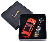 Подарочный набор 2в1 Сувенирная зажигалка + брелок Porsche Cayenne №4426