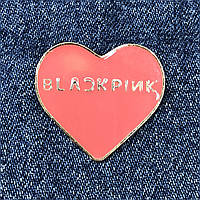 Значок металлический Пин Pin City-A Blackpink Сердце №1964