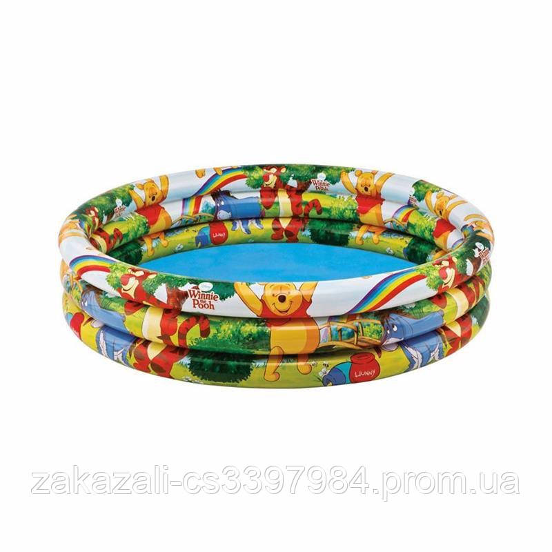 Дитячий надувний басейн Intex 58915 (147x33 см) Вінні Пух, фото 1