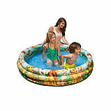 Дитячий надувний басейн Intex 58420 Король Лев The Lion King 3 Ring Pool (147x33 см), фото 2