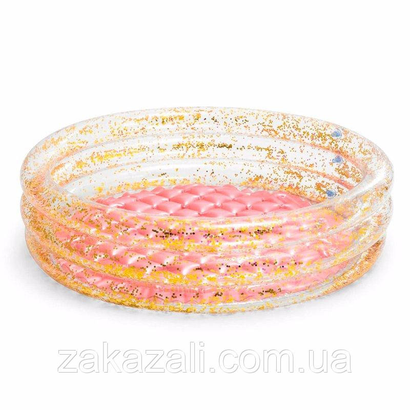 Дитячий надувний басейн Intex 57103 (86 x 25 см) Блиск Glitter Mini Pool
