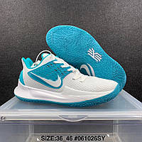 Eur36-46 NIKE KYRIE 2 Low White Repid Teal бело голубые мужские женские баскетбольные кроссовки