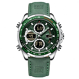 Спортивний чоловічий електронно-стрільний годинник із днями тижня з підсвіткою і будильником, фото 3