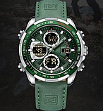 Спортивний чоловічий електронно-стрільний годинник із днями тижня з підсвіткою і будильником, фото 9