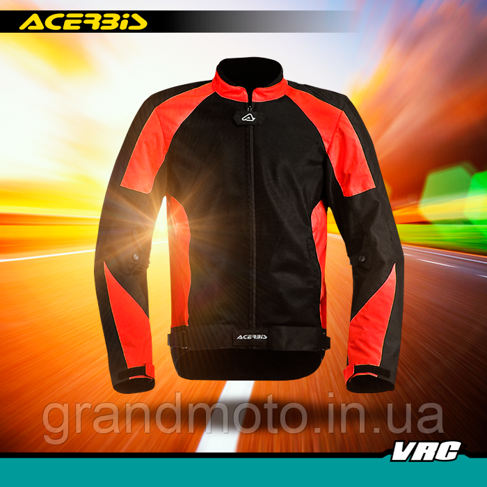 Мотокуртка Acerbis Ramsey My Vented Black/Red жіноча. Розмір М/L/. Розпродаж, фото 1